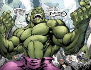 Hulk κόκκινο εναντίον πράσινου Hulk